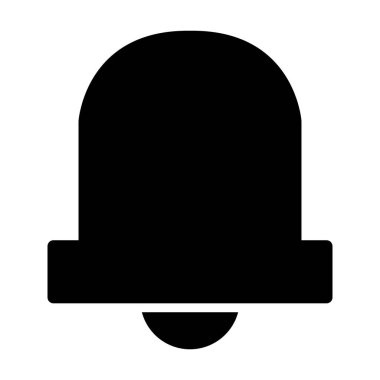 Glyph Bell simgesi arkaplanda izole edildi