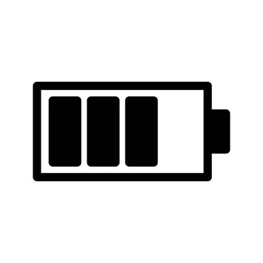 Arkaplanda Glyph Batarya simgesi izole edildi 