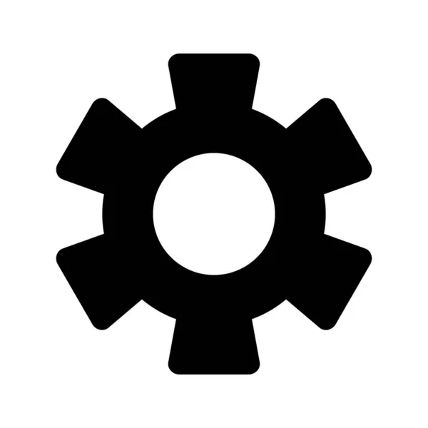 Glyph Configurar ícone isolado no fundo — Vetor de Stock