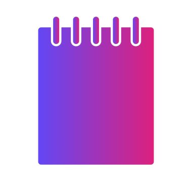 Belge simgesi arkaplanda izole edildi 