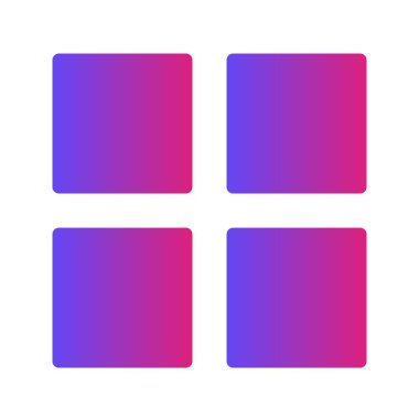 Gradyan Uygulamalar simgesi arkaplanda izole edildi