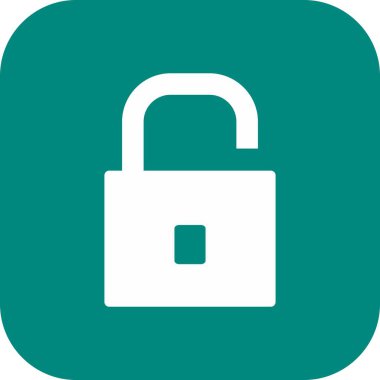 Arka planda izole edilmiş simgeyi aç