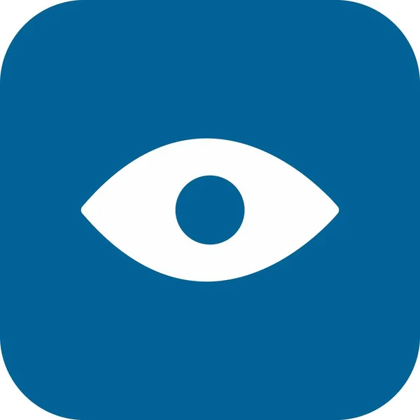 Icona dell'occhio isolata sullo sfondo — Vettoriale Stock