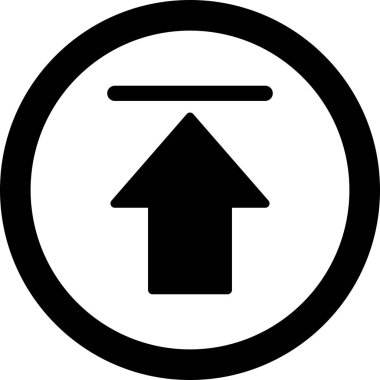 Gönderme simgesi arkaplanda izole edildi