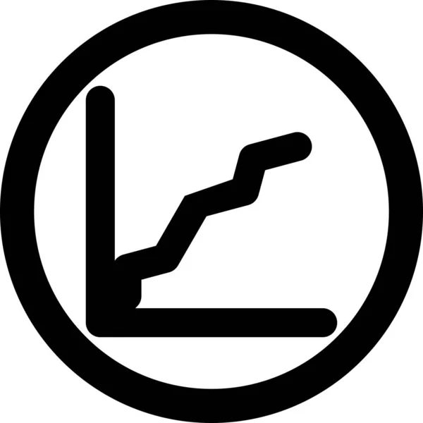 Icono de progreso aislado en segundo plano — Vector de stock