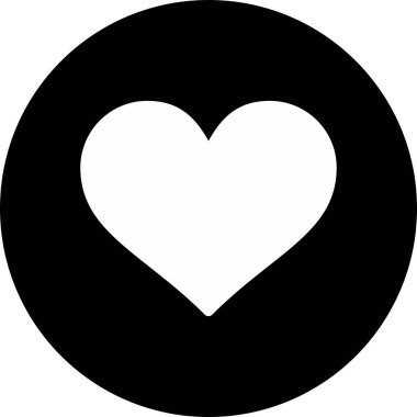 Arkaplanda kalp simgesi izole edildi