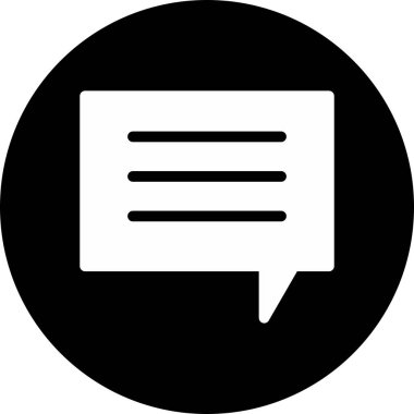 İleti simgesi arkaplanda izole edildi