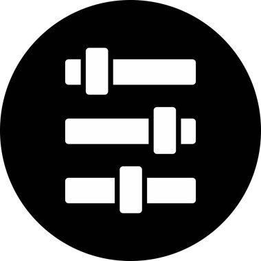 Arkaplanda çubuk simgesi izole edildi