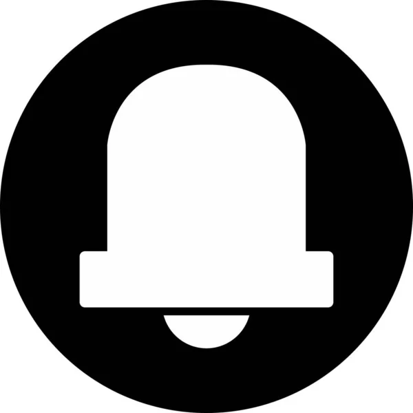 Ikona dzwonka na tle — Wektor stockowy