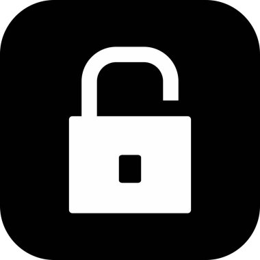 Arka planda izole edilmiş simgeyi aç