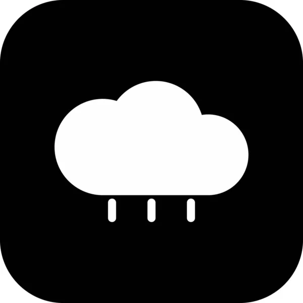 Icono de lluvia aislado sobre fondo — Archivo Imágenes Vectoriales