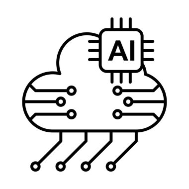 Yapay Zeka destekli bulut hesaplama paneli simgesi pazarlama aracı olarak kullanılacak, ya da web sitenizdeki ya da uygulamanızdaki simgeler kadar basit, seçim sizin.!