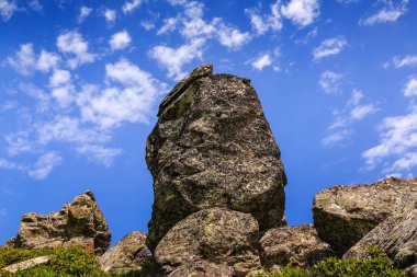 Yeşilliklerle muhteşem dağ manzarası