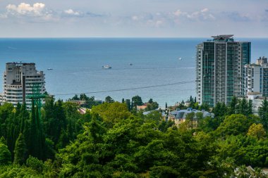 Soçi doğasına ve modern mimariye inanılmaz bir bakış açısı.