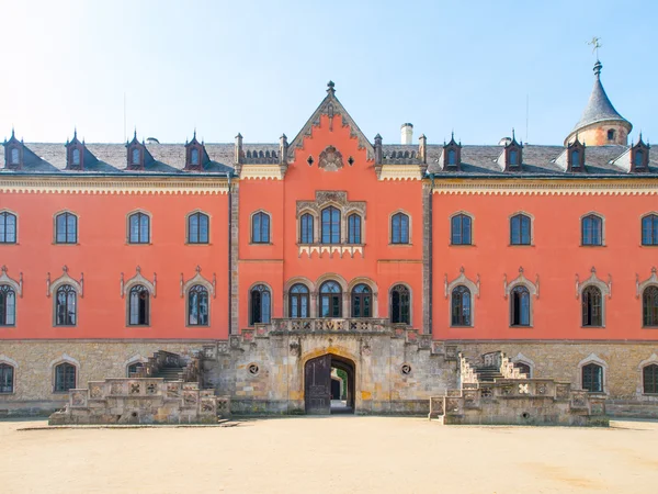 Sychrov Castle entrance gate in Czech republic — Stock Photo, Image