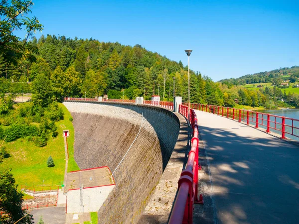 Bystricka přehrada nedaleko Vsetín na Moravě, Česká republika — Stock fotografie