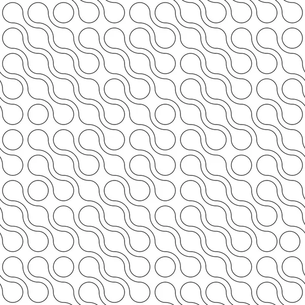 Contexto abstrato de pontos conectados em arranjo diagonal sobre fundo branco. Molecule wallpaper tema. Ilustração de vetor de padrão sem costura — Vetor de Stock