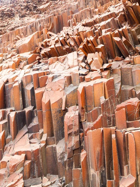 オルガン パイプ ダマラランド、ナミビアを奇岩します。 — ストック写真