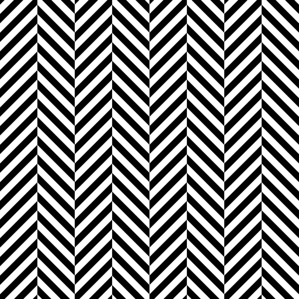 Zigzag chevron fond de motif sans couture. Alternez les couleurs noir et blanc. Illustration vectorielle — Image vectorielle