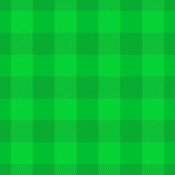 Patrón de madera a cuadros verde. Patrón de vector sin fisuras. Diseño textil vintage simple — Archivo Imágenes Vectoriales