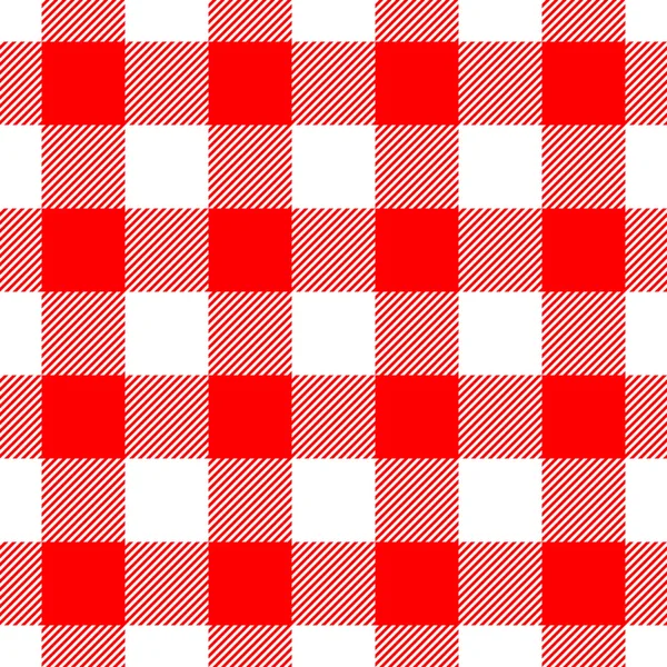 Padrão xadrez Lumberjack em vermelho e preto. Padrão vetorial sem emenda. Design têxtil vintage simples —  Vetores de Stock