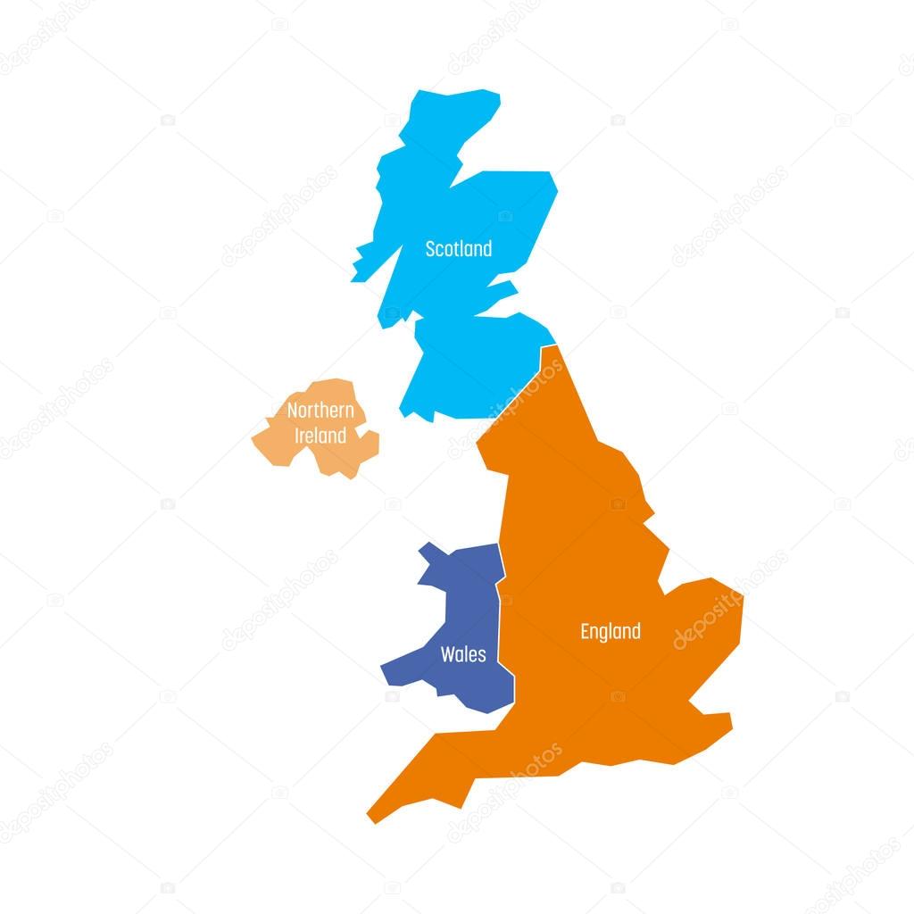 Verenigd Koninkrijk, Uk, van Groot-Brittannië en Noord ...