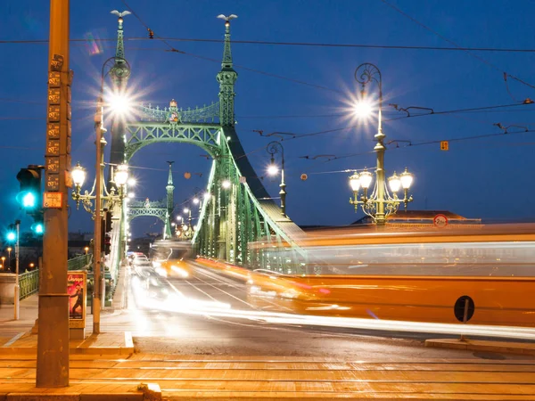 Freiheitsbrücke in Budapest. — Stockfoto