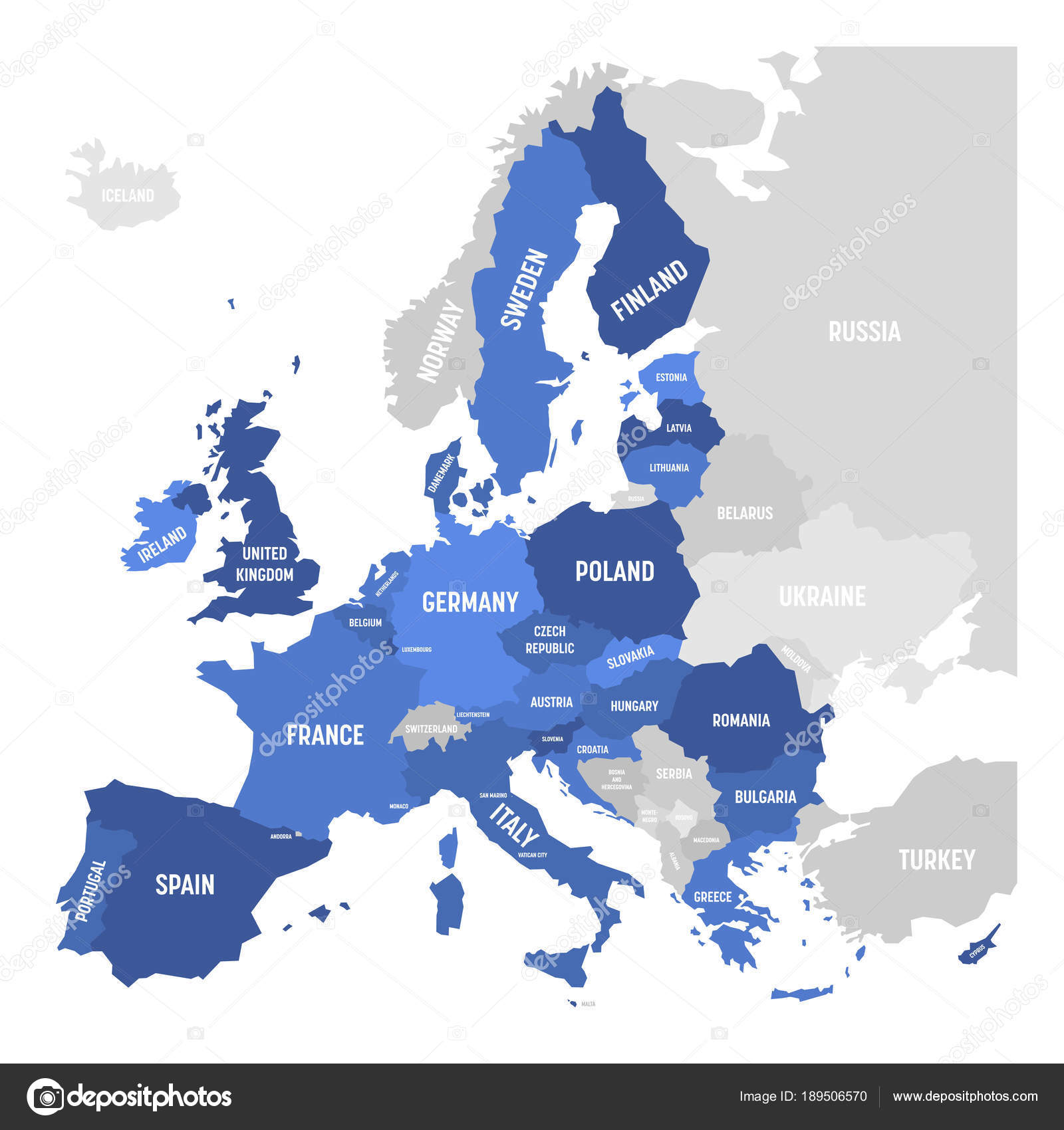 Mapa Polityczna Ue