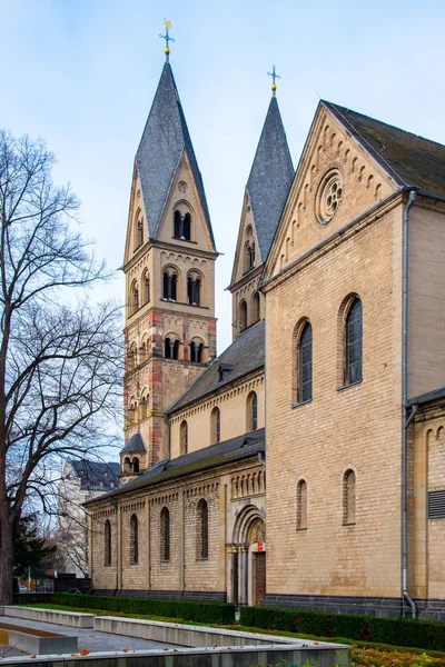 Bazilika sv. Kastora v Koblenci, Německo — Stock fotografie