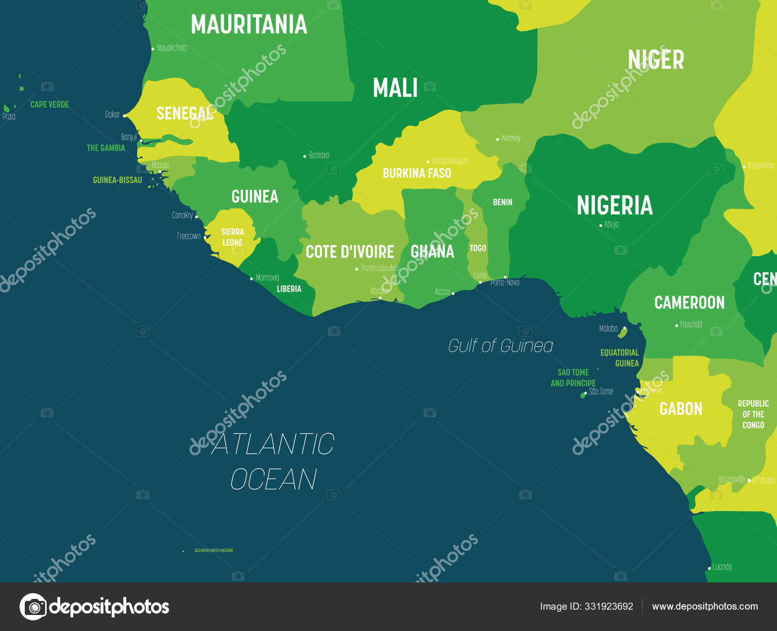 Negara afrika di teluk guinea