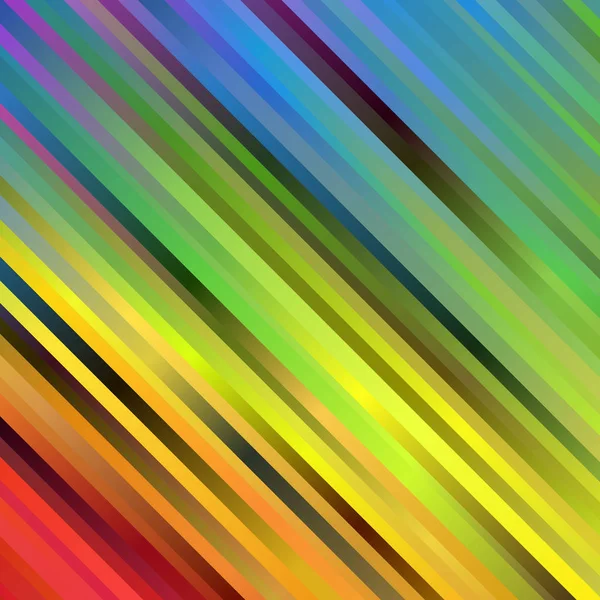 Rainbow spectrum background of blurred diagonal stripes. Abstract vector backdrop — Stock Vector