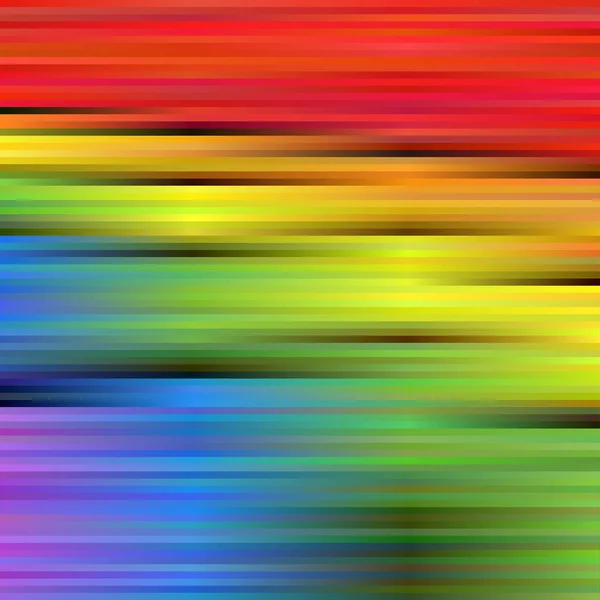 Fondo del espectro del arco iris de rayas horizontales borrosas. Fondo abstracto del vector — Archivo Imágenes Vectoriales