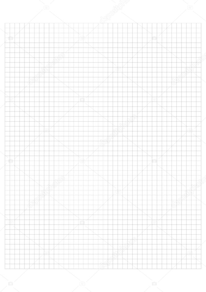 Griglia millimetrica sulla pagina formato A4. Diviso per linee da 5 mm.  Foglio di carta millimetrata. Illustrazione vettoriale - Vettoriale Stock  di ©pyty 344242662
