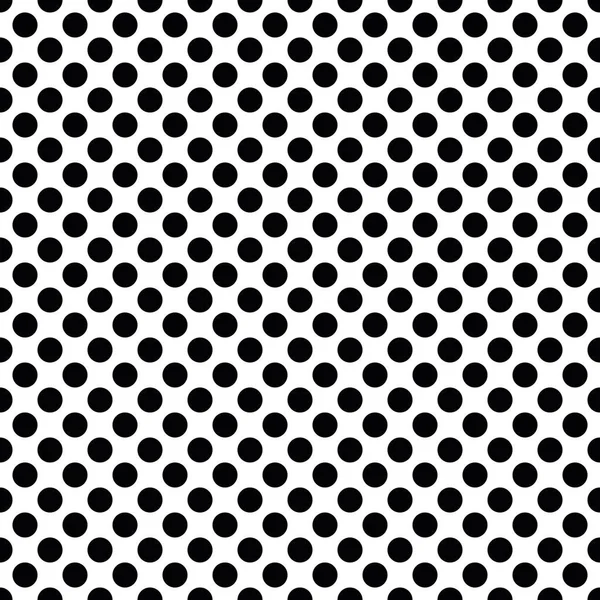 Безшовний візерунок крапки поляка в трикутному розташуванні. Чорні крапки на білому тлі. Векторні ілюстрації — стоковий вектор