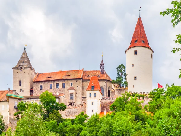 Castillo Krivoklat. Castillo real medieval en Bohemia Central, República Checa — Foto de Stock
