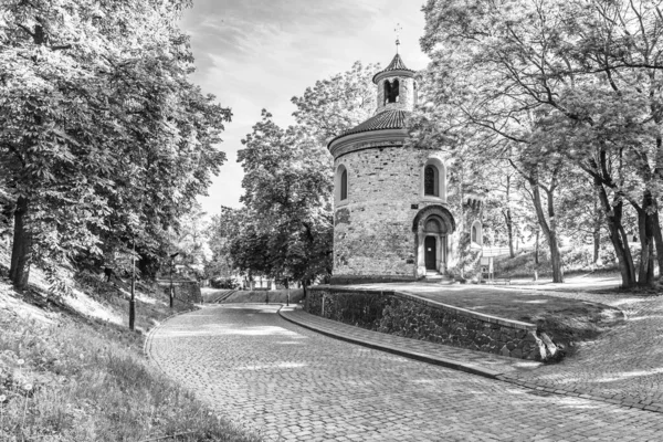 St. Martin 'den Rotunda Vysehrad, Prag, Çek Cumhuriyeti — Stok fotoğraf