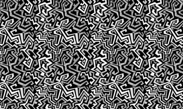 Чорно Білий Кольоровий Фон Він Складається Геометричних Фігур — стоковий вектор