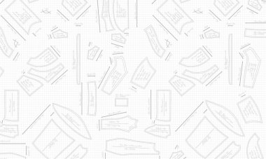 Şablon elbiseli vektör deseni