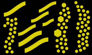 Bal peteği yapısında soyut arkaplan