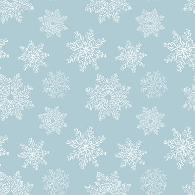 kar taneleri seamless modeli