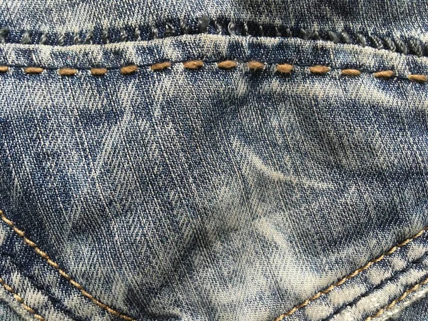 Kokt Blå Denim Nära Abstrakt Minimalistisk Bakgrund — Stockfoto