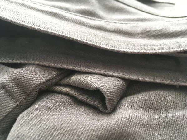 Абстрактний Макрознімок Сірих Джинсів Ретро Вінтажний Одяг — стокове фото
