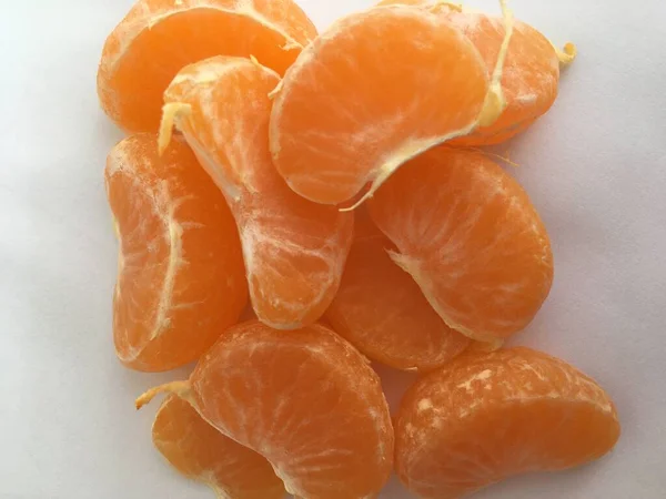 Mandarin Texturabstraktion Fruchtmakroschuss Minimalismus — Stockfoto