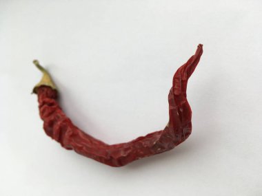 Kırmızı acı rengin soyut makro çekimi. Minimalizm.