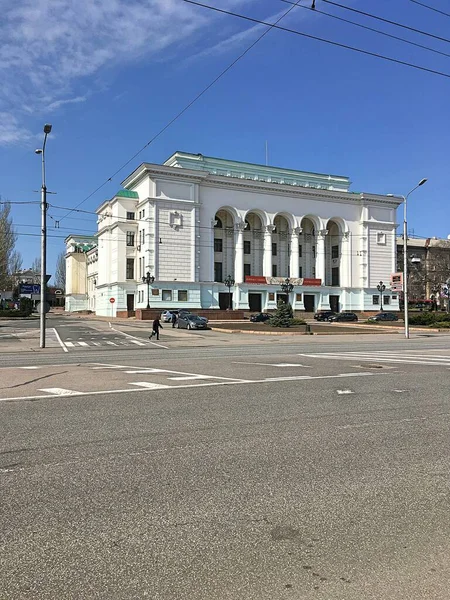 Architektura Budownictwo Środowisko Miejskie Krajobraz Budynek Teatru — Zdjęcie stockowe