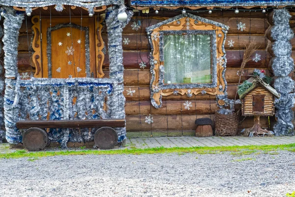 Weihnachtsmann Haus Einem Dorf Lappland Finnland — Stockfoto