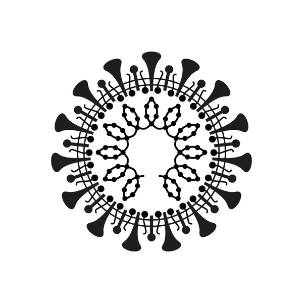 Sars, 2019-ncov gibi solunum hastalıklarına neden olan Covid-19 Corona virüsünün yapısı ve bileşenleri. Çin 'de zatürree salgını tüm dünyaya yayıldı. Bilim ve tıbbi kullanım için vektör illüstrasyonu