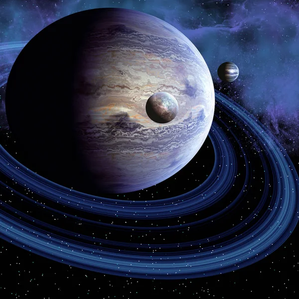 Kosmiska okänd Planet — Stockfoto