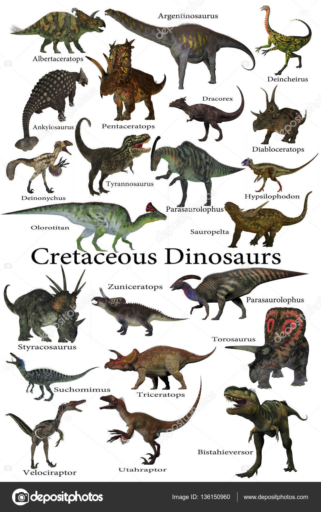 cretaceous period dinosaurs