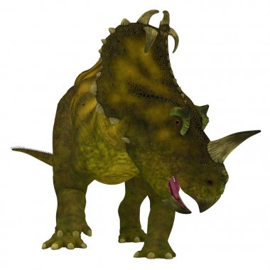 Centrosaurus dinozor boyun fırfırlar